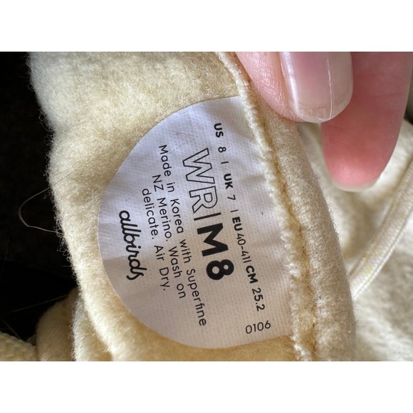 Allbirds‎ Wool Runners Men’s 8 yellow - Picture 5 of 5